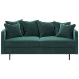 Ghado Temno turkizno zelena žametna zofa Esme, 176 cm | Shoptok.si