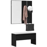  Set namještaja za predsoblje 4 pcs Crni hrast Konstruirano drvo | shoptok.hr