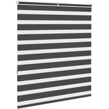  Zavjesa zebra crna 120x150 cm širina tkanine 115,9 cm poliester | shoptok.hr