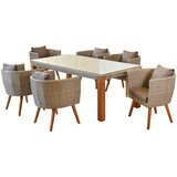 Gardenson VRTNA GARNITURA IMPERIA aluminij rjava, bež | Shoptok.si