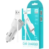 Auto punjač sa Lightning kablom 1m 12W