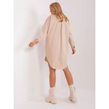 ZULUNA Dress-CHA-SK-1027-2.68-beige | Shoptok.si