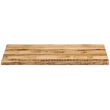 Stolna ploča sa živi rub 110x60x2,5cm masivno grubo drvo manga | Eponuda.com
