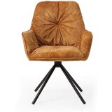 Livetastic Naslanjač Vintage, Zlata, Vrtljiv | Shoptok.si