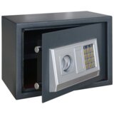  Elektronički digitalni sef s policom tamno sive boje 35x25x25 cm čelik | shoptok.hr