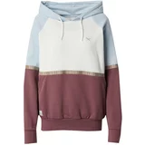 Iriedaily Sweater majica 'Kachina' svijetloplava / svijetlosmeđa / ciklama / bijela