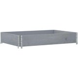  Paletni okvir siv 120x80 cm trdna borovina, (22156669) | Shoptok.si