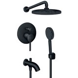 Rosan DARK uzidna JD317011 sa uzidnim i ručnim tušem i izlivom | ePonuda.com
