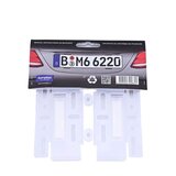 888 Car Accessories plastični nevidljivi okvir za registarsku tablicu providni set 2KOM | Eponuda.com