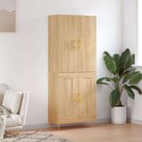 vidaXL Visoka komoda hrasta sonome 69 5x34x180cm od konstruiranog drva | shoptok.hr