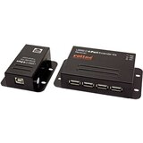 Roline USB 2.0 podaljšek preko RJ45\, 4x USB\, največ 50m KVM podaljšek črna, (20428575) | Shoptok.si