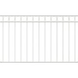 Element Ograde ASSEN Bijelo 170 x 100 cm Čelik | shoptok.hr