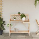  Klupa za sadnju od masivne jelovine s rešetkom | shoptok.hr