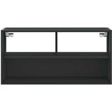 vidaXL TV ormarić crni 80x31x39,5 cm Konstruirano drvo i metal | shoptok.hr