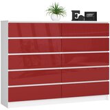 AKORD KOMODA K160 10SZ CLP RDEČI GLOS, (21702947) | Shoptok.si