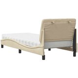  Krevet s madracem krem 80 x 200 cm od tkanine | shoptok.hr