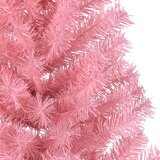  Umjetna polovica božićnog drvca sa stalkom ružičasta 120 cm PVC | Eponuda.com