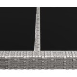  Vrtni blagovaonski stol sivi 200 x 150 x 74 cm od poliratana | shoptok.hr