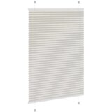 vidaXL Plisirana roleta svijetlosiva 100x100 cm širina tkanine 99,4 cm | shoptok.hr