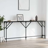  Konzolni stol crni 180 x 23 x 75 cm od konstruiranog drva Cijene
