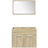 vidaXL 4-dijelni set kupaonskog namještaja boja hrasta sonome drveni | shoptok.hr