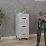  Komoda siva boja betona 34 5x34x90 cm od konstruiranog drva | shoptok.hr