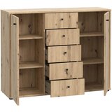Mömax Komoda Tempra 2, Barva Hrasta | Shoptok.si