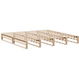  Okvir kreveta bez madraca 200 x 200 cm od masivne borovine | shoptok.hr