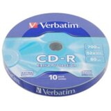  CD-R,VERBATIM, 700 MB,52X,spindle 10 kom EXTRA PRO. | Eponuda.ba
