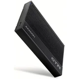 EE25-GTR kućište za 2,5" SATA disk, USB-C 10 Gbps, rebrasti aluminij