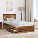 vidaXL Konstrukcija postelje Star les 90 x 190 cm Konstruiran les, (5000103006) | Shoptok.si