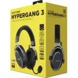 Hypergang 3 Wireless Slušalice Bežično Obruč za glavu Igranje USB Type-C / USB Type-A Bluetooth Crno