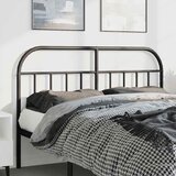  Metalno zamjensko uzglavlje crno 135 cm | shoptok.hr