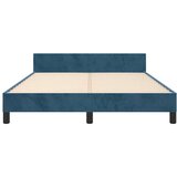  Za krevet s uzglavljem tamnoplavi 140x190 cm baršunasti | shoptok.hr