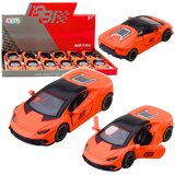 SPORTS Car Pull Back Metal Orange 1:43 | Shoptok.si