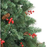  Umjetno božićno drvce 300 LED lampica Topla bijela PVC i metal - 180 cm s LED-ima i ružičastim kuglicama | shoptok.hr
