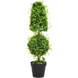vidaXL Umetni pušpan z loncem zelene barve 100 cm Cene