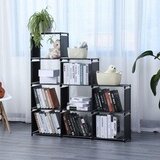 Herzberg HG-03350 modularni stojalo za shranjevanje s 9 policami 125 x 125 cm Slike