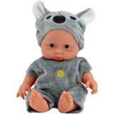 Mala lutka za igru sa motivom koale na kapi - 21 cm - siva | Shoptok.si