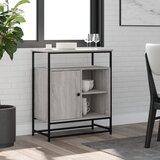 The Living Store Komoda siva sonoma 69x35x80 cm inženirski les - Komoda, (21660884) Cene