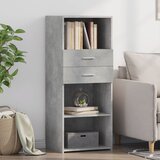 vidaXL Visoka komoda boja betona 50 x 42,5 x 124 cm konstruirano drvo Cijene