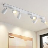 Nettlife 6 belih LED stropnih reflektorjev GU10 nastavljivih za dnevno sobo, spalnico, kuhinjo, brez žarnice, (22116884) | Shoptok.si