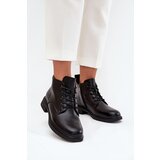 VINCEZA Insulated Leather Ladies Boots Low Heel Cijene