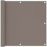 Balkonski zastor smeđe-sivi 90 x 300 cm od tkanine Oxford | shoptok.hr