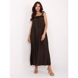 Italy Moda Dress-MI-SK-A6412.68-dark brown | Shoptok.si