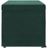 Stolica Tamnozelena 81 x 41 x 40 cm Svileni i Fino Radeći Drvo | shoptok.hr