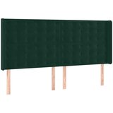  Krevet s oprugama i madracem tamnozeleni 200x200 cm baršunasti | shoptok.hr