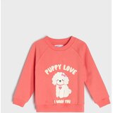 Sinsay Pamučna dukserica crewneck s printom psa | shoptok.hr