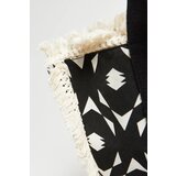 Marisse Large Black Fringed Bag | Shoptok.si