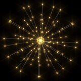  Božićno svjetlo s izgledom vatrometa toplo bijelo 20 cm 140 LED | shoptok.hr